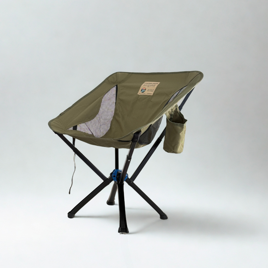 peak】グリーンファブリックアウトドアチェア 79792-72-