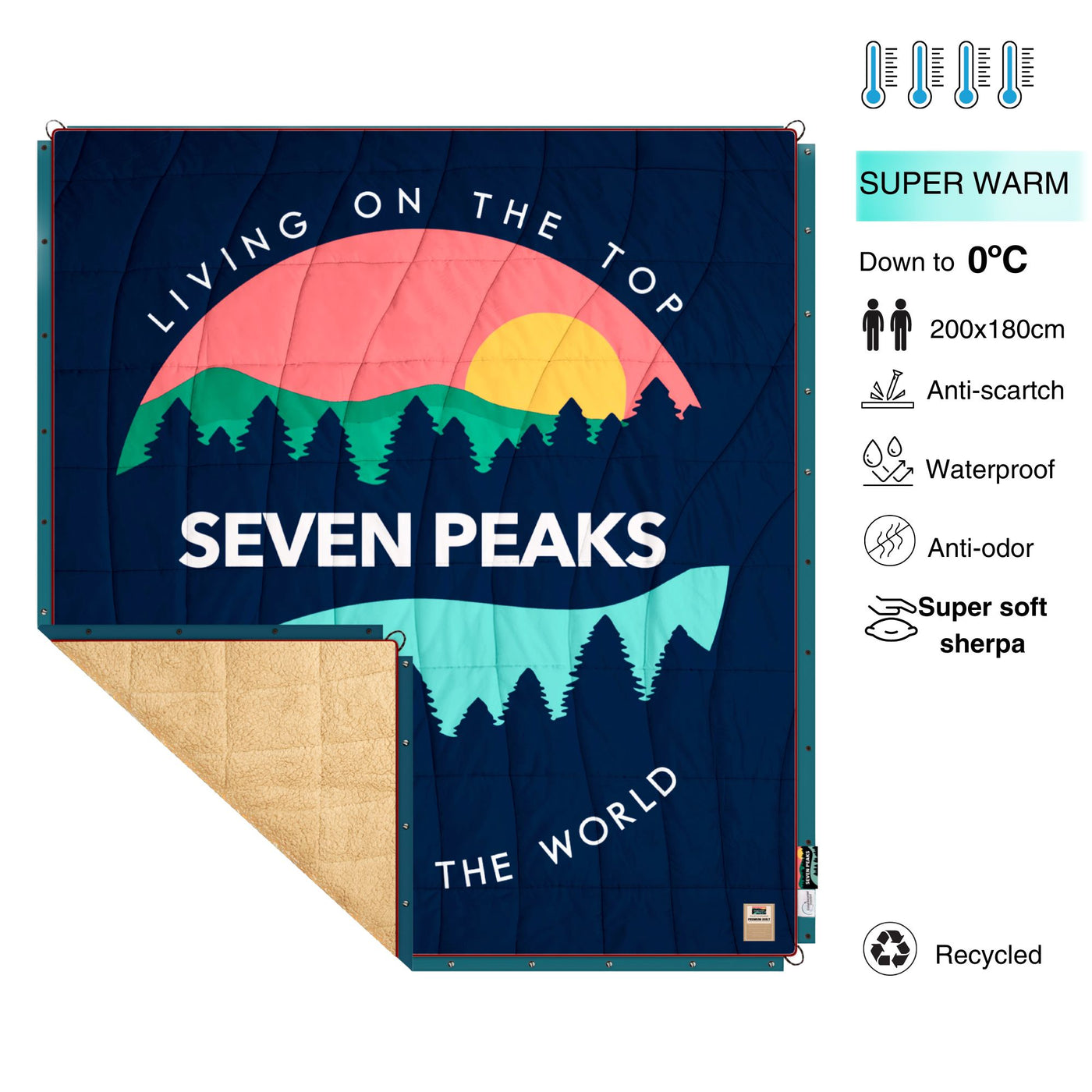 Sherpa quilt Seven Peaks