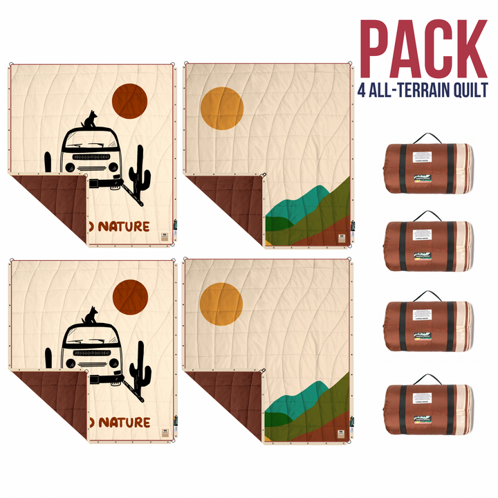 Pack 4 All-Terrain-Bettdecken