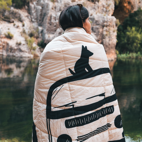 Sherpa quilt back to nature