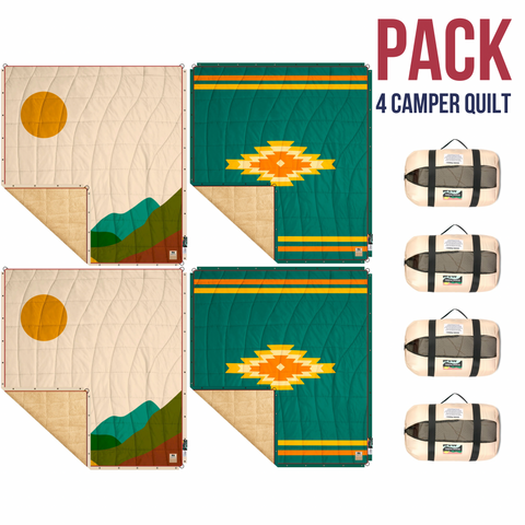 Pack 4 Couettes Camping-Car