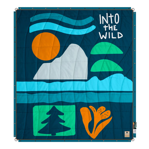 Outdoor quilt Into the wild