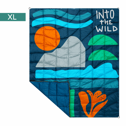 Outdoor quilt Into the wild