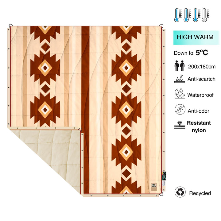 Couette tout terrain Navajo beige