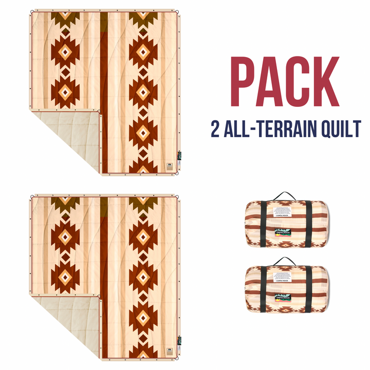 Pack 2 All-Terrain-Bettdecken