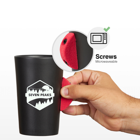 Pack of 2 levels climber cups