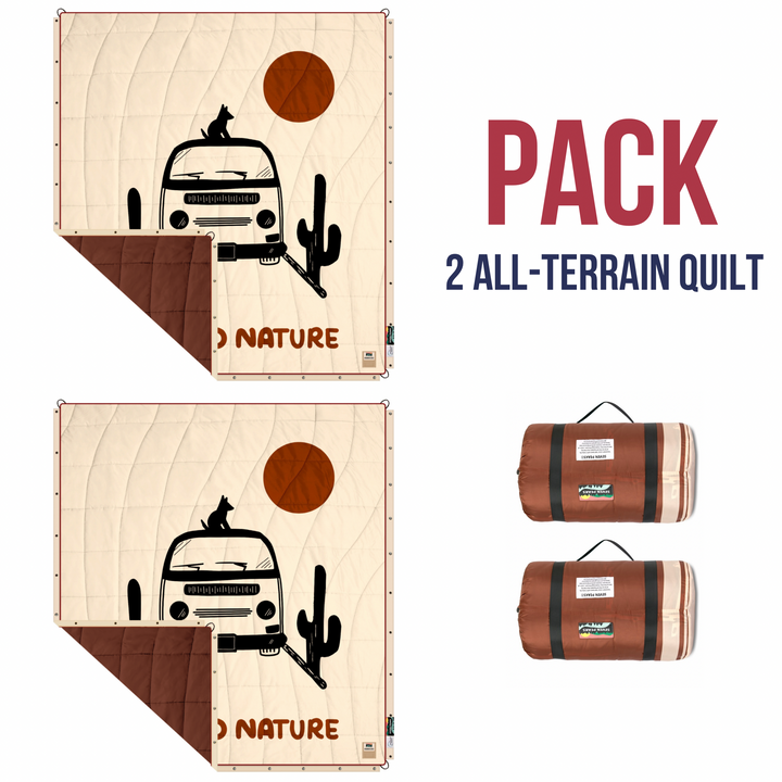 Pack 2 All-Terrain-Bettdecken