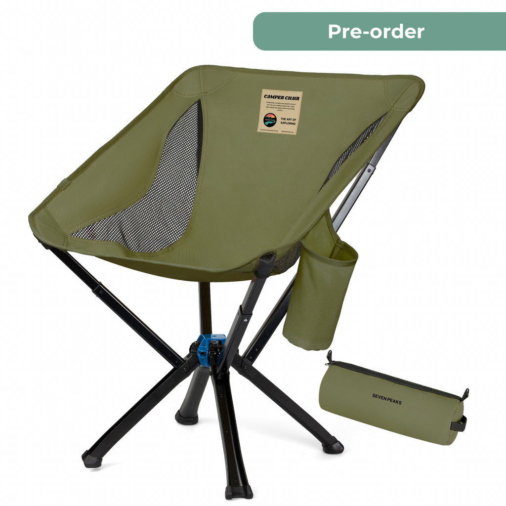 Camper Chair Seven Peaks green