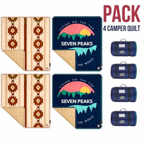 Pack of 4 Camper Quilts