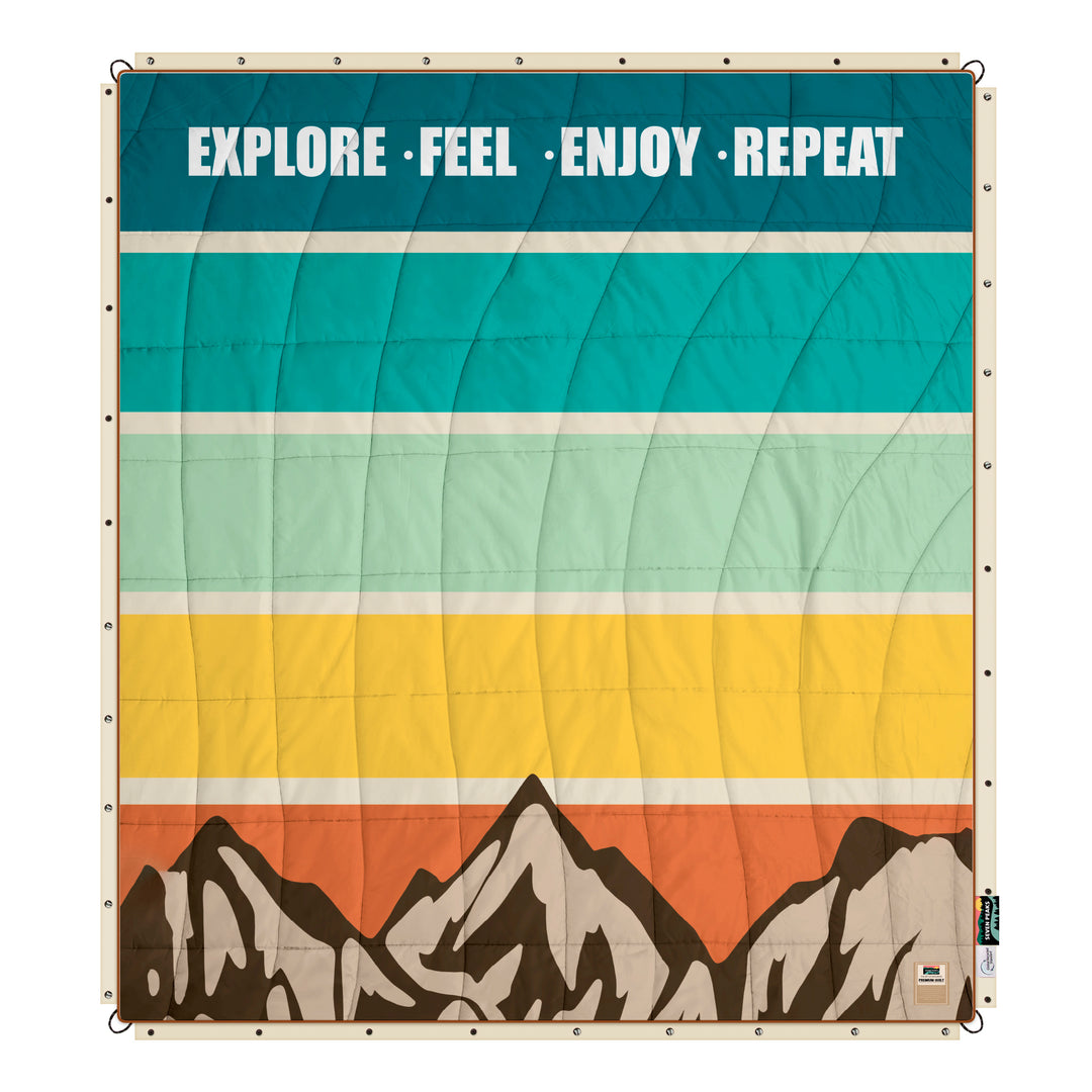 Camper explore quilt