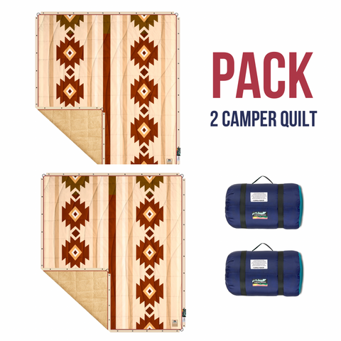 Pack of 2 Camper Quilts