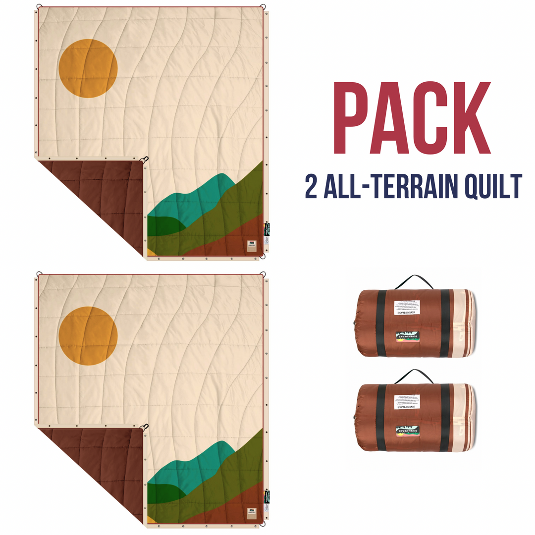 Pack 2 All-Terrain-Bettdecken