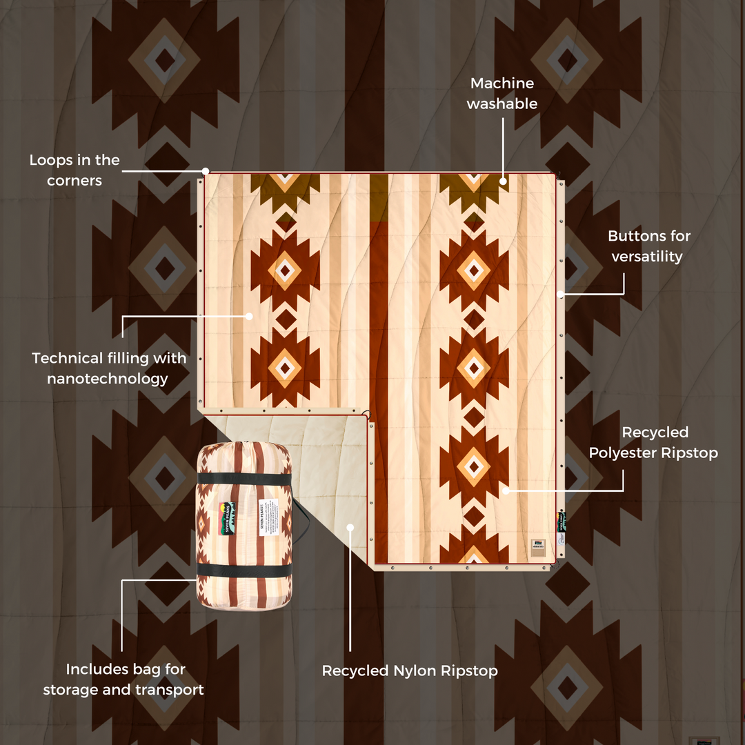 Navajo All Terrain Quilt Beige