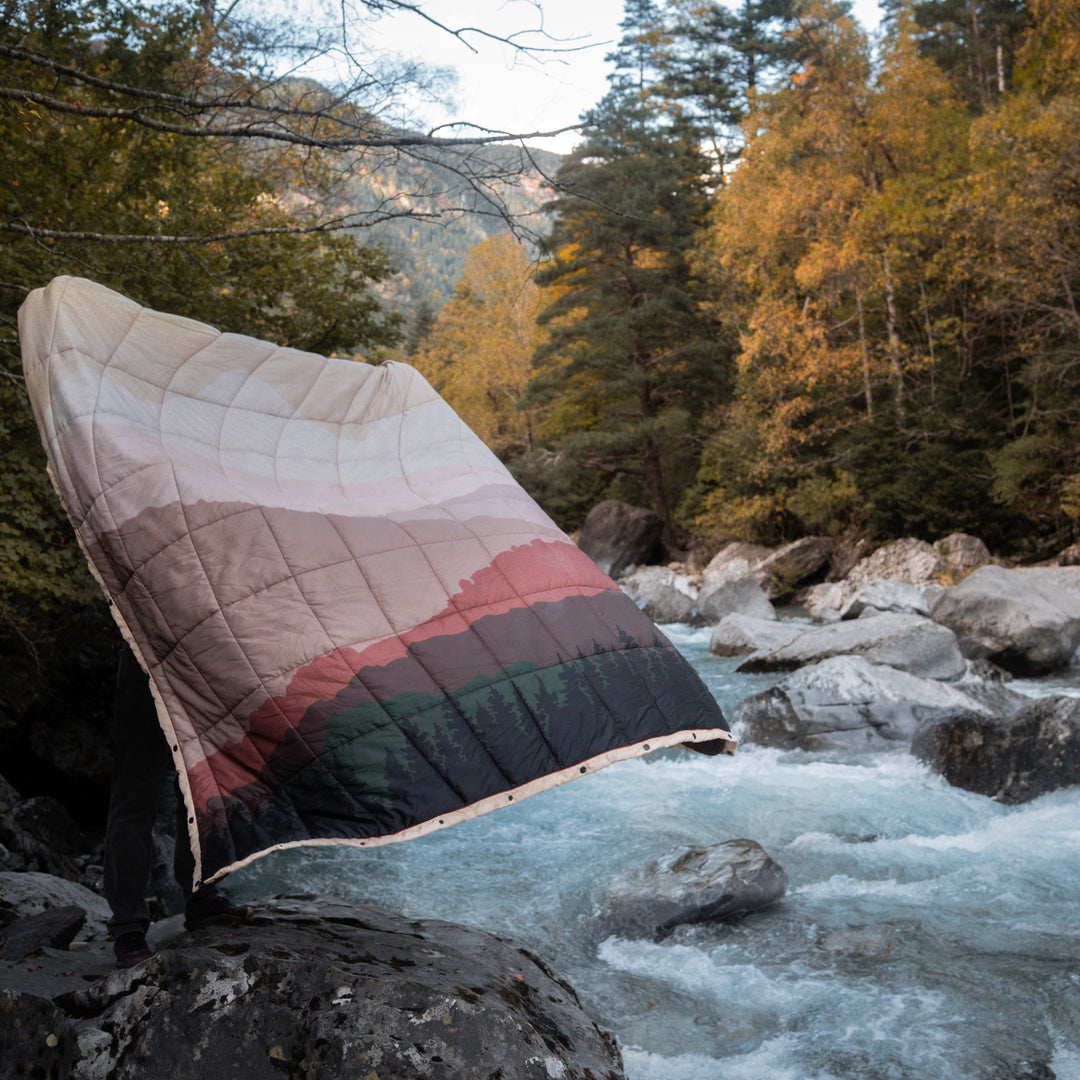Les Alpes Camper-Bettdecke – seven peaks online
