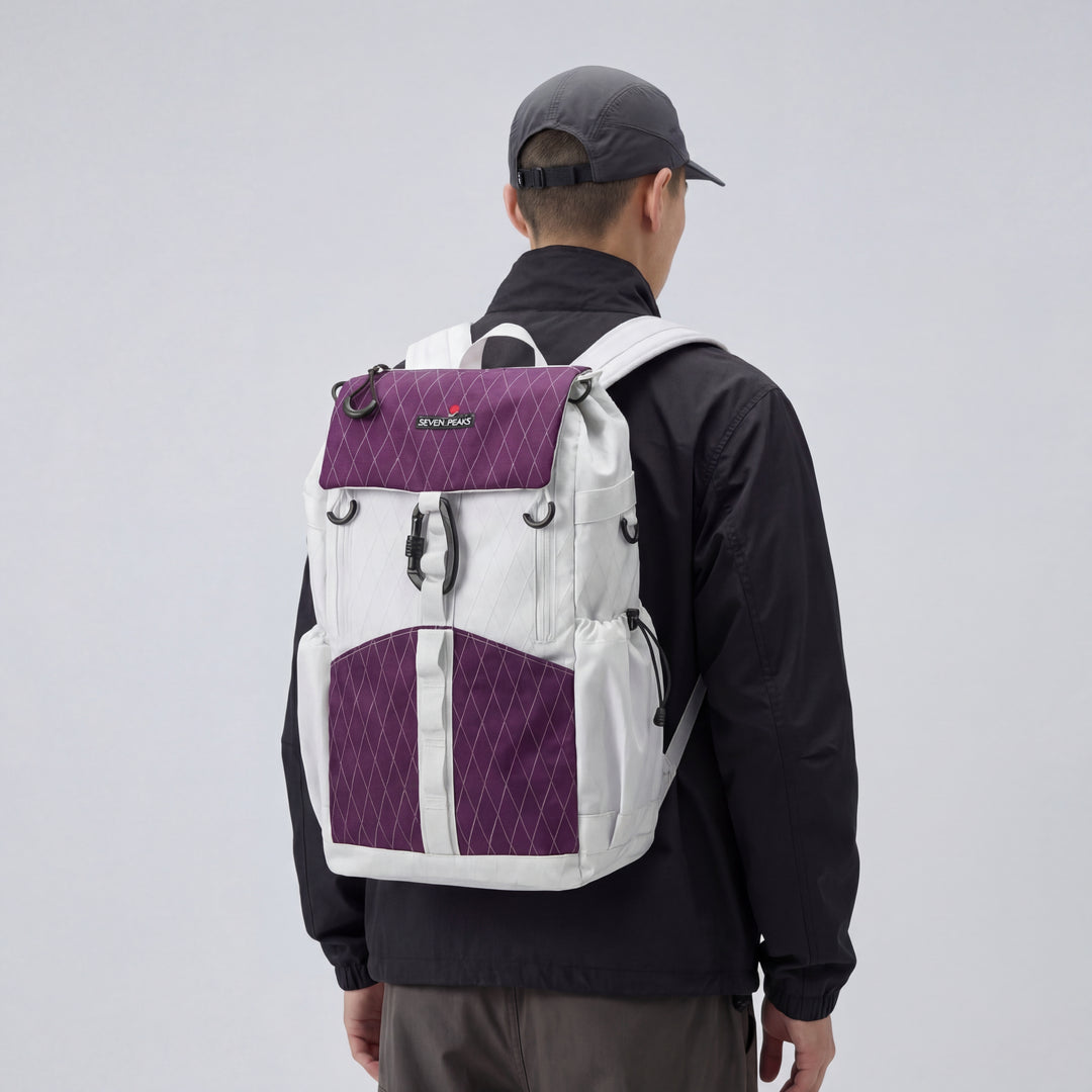 Nur Rucksack Weiß&Schwarz