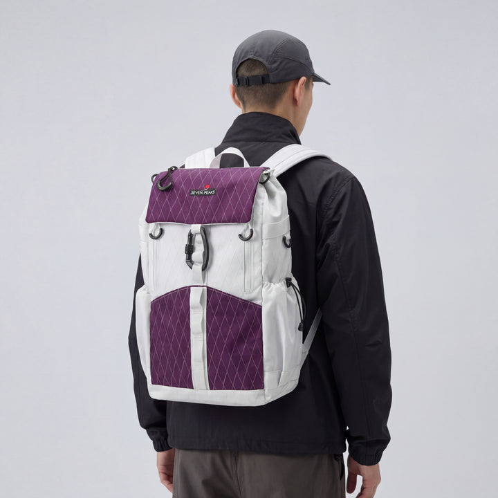 Nur Rucksack Weiß&Schwarz