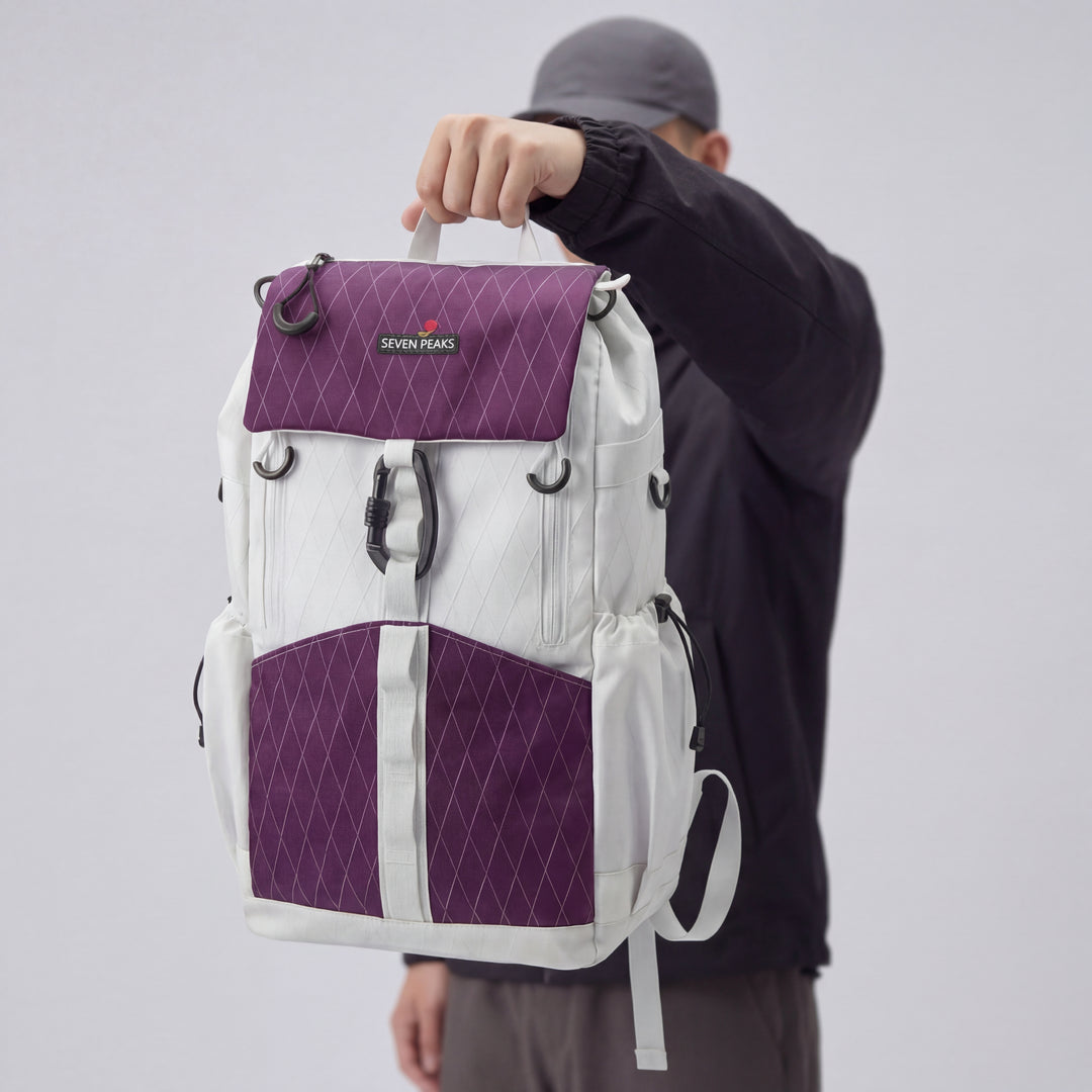 Nur Rucksack Weiß&Schwarz