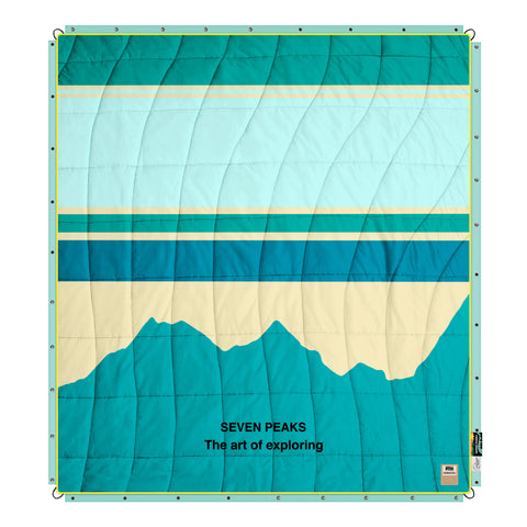 Outdoor quilt Blue mountains