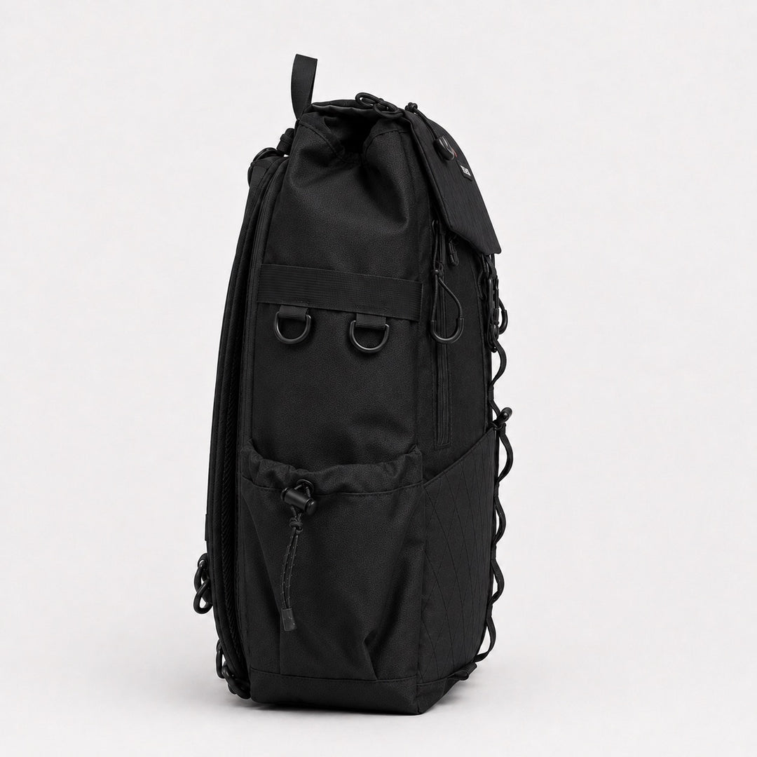 Only backpack Total black